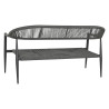 Garden sofa Home ESPRIT Aluminium 131 x 55 x 76 cm