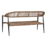 Garden sofa Home ESPRIT Aluminium 131 x 55 x 76 cm