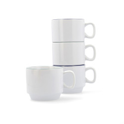 Cup Quid Vita Tribal Ceramic White (395 ml) (12 Units)