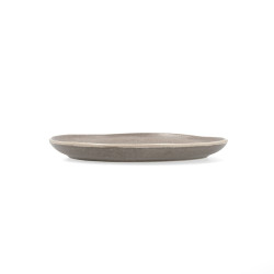 Flat plate Bidasoa Gio Occasional 20 cm Ceramic Grey (6 Units)