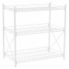 Shelves Confortime Metal White 52 x 34 x 55 cm (2 Units)