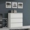 Chest of drawers Chelsea White 77,2 x 100,7 x 77 cm