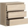 Chest of drawers Chelsea 111,9 x 100,7 x 77 cm Brown