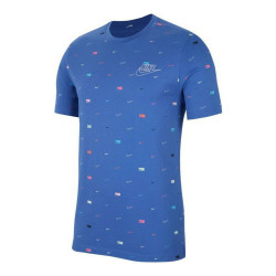 Men’s Short Sleeve T-Shirt Nike Sportswear Indigo