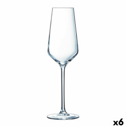 Champagne glass Éclat Ultime Transparent Glass (21 cl) (Pack 6x)