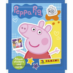 Pack of stickers Peppa Pig Photo Album Panini 6 Envelopes