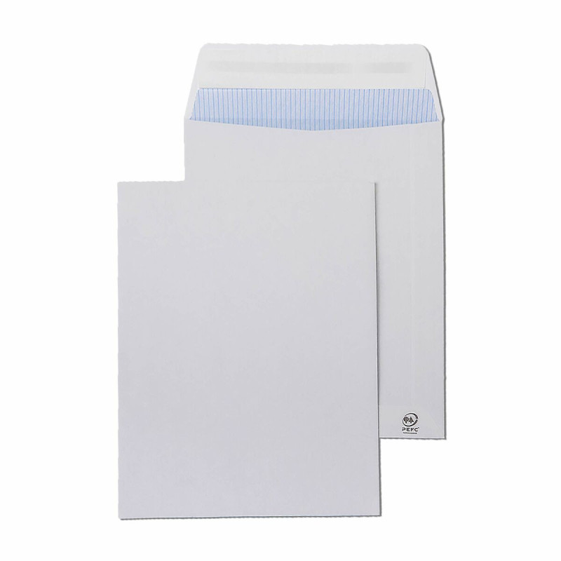 Envelope Sam DIN C4 22,9 x 32,4 cm 250 Units White Paper