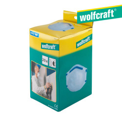 Mask Wolfcraft 4837000 Dust-resistant 20 Pieces FFP2