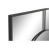 Wall mirror Home ESPRIT Black Crystal Iron 90 x 2 x 180 cm