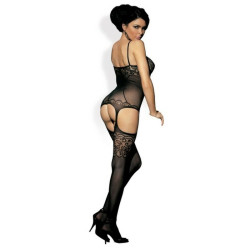 Bodystocking F204 Obsessive Black (Size xl/xxl)