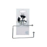 Toilet Roll Holder Steel ABS 12 x 14 x 3,5 cm (12 Units)