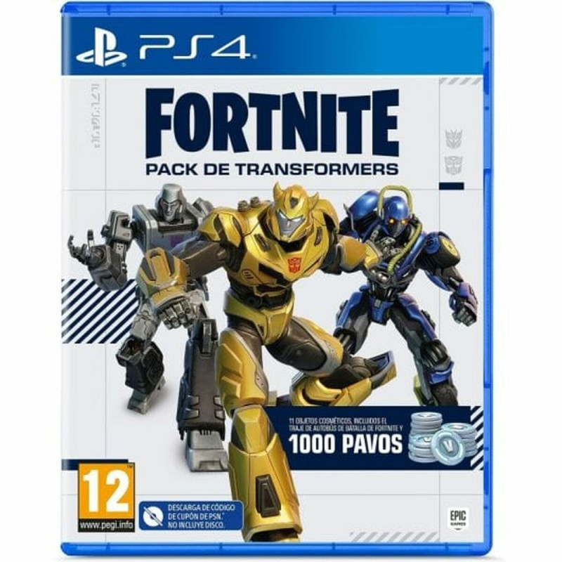 PlayStation 4 Video Game Meridiem Games Fortnite Pack de Transformers