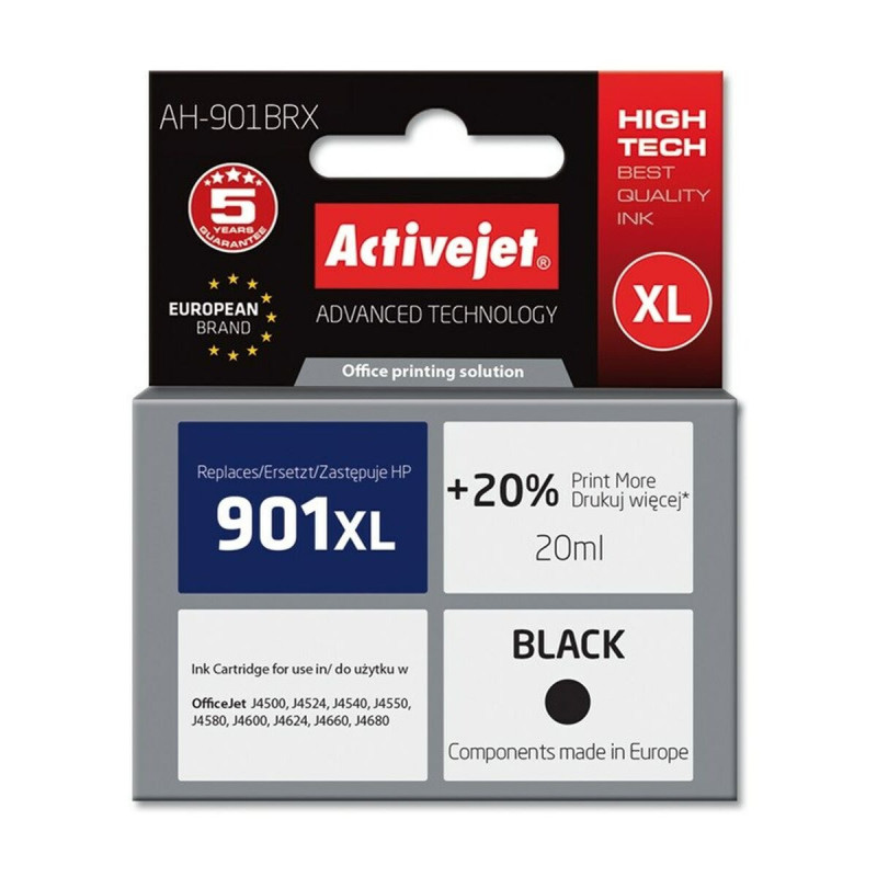 Compatible Ink Cartridge Activejet AH-901BRX Black