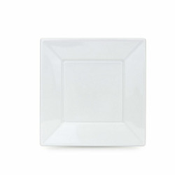 Set of reusable plates Algon White Plastic 23 x 23 x 1,5 cm (36 Units)