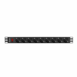 Power Socket 9 Sockets with Switch Lanberg PDU-09F-0300-BK 4000 W 220-250 V 16 A 3 m