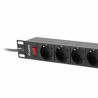 Power Socket 9 Sockets with Switch Lanberg PDU-09F-0300-BK 4000 W 220-250 V 16 A 3 m