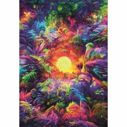 Puzzle Clementoni Colorboom Psychedelic Jungle 500 Pieces