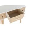 Console DKD Home Decor Natural White Paolownia wood (80 x 32 x 80 cm)