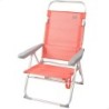 Folding Chair Aktive Flamingo Coral 48 x 99 x 57 cm (4 Units)