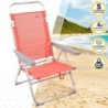 Folding Chair Aktive Flamingo Coral 48 x 99 x 57 cm (4 Units)