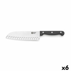 Santoku Knife Richardson Sheffield Artisan Black Metal (17,5 cm) (Pack 6x)