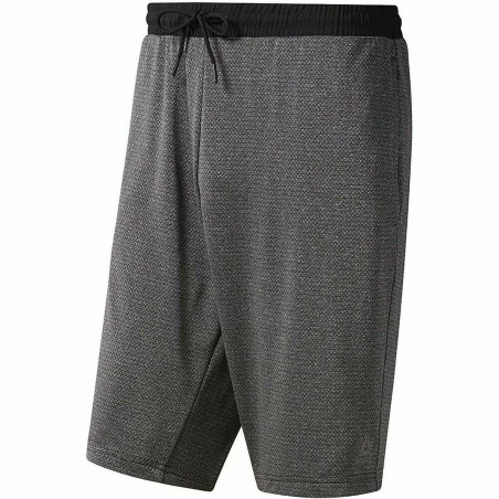 Adult Trousers Reebok PERFORMANCE DU2208  Grey Men