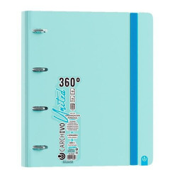 Ring binder Carchivo United 360º Blue A4 (2 Units)