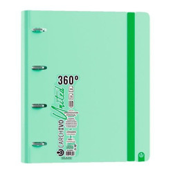 Ring binder Carchivo United 360º Green A4 (2 Units)