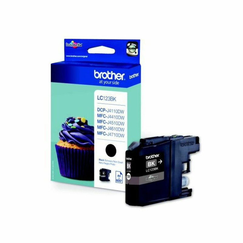 Original Ink Cartridge Brother LC-123BK Black