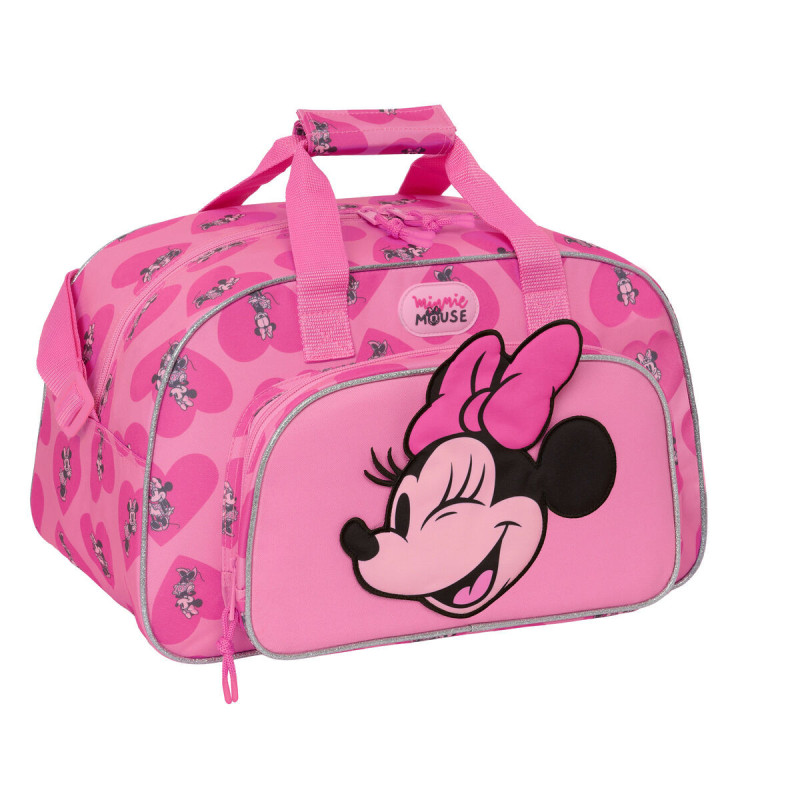 Sports bag Minnie Mouse Loving Pink 40 x 24 x 23 cm