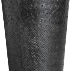 Vase Grey Metal 15 x 15 x 31 cm