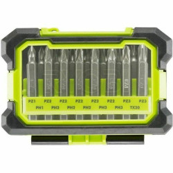 Bit set Ryobi PZ pH Torx 15 Pieces