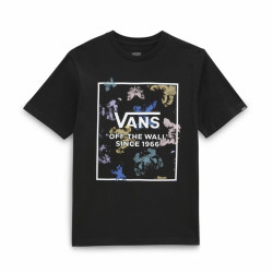 Children’s Short Sleeve T-Shirt Vans Blotterfly Box-B Black