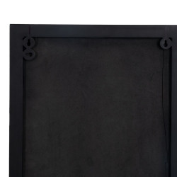 Wall mirror 40 x 12 x 60 cm Black Golden Metal