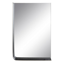 Wall mirror 40 x 12 x 60 cm Black Golden Metal