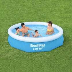 Inflatable pool Bestway 305 x 66 cm Blue White 3200 L