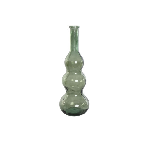 Vase Home ESPRIT Green Recycled glass 26,5 x 26,5 x 75 cm