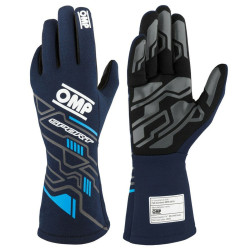 Men's Driving Gloves OMP SPORT Navy Blue M