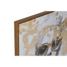 Painting Home ESPRIT Golden chica 70 x 3,5 x 70 cm (2 Units)