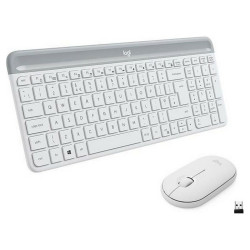 Mouse & Keyboard Logitech  MK470 White French AZERTY