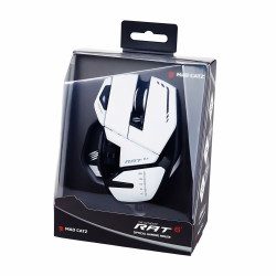 Mouse Mad Catz MR04DCINWH000-0 White Multicolour Monochrome 12000 dpi