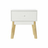 Nightstand DKD Home Decor White Natural MDF Wood 45 x 36 x 49 cm