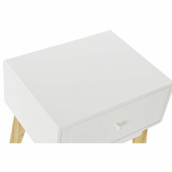 Nightstand DKD Home Decor White Natural MDF Wood 45 x 36 x 49 cm