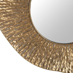 Wall mirror Golden Crystal Iron 86 x 6 x 82 cm