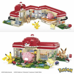 Construction kit Pokémon Mega Construx - Forest Pokémon Center 648 Pieces