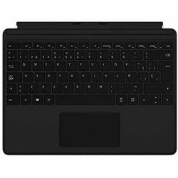 Bluetooth Keyboard with Support for Tablet Microsoft QJX-00012 Black Spanish Spanish Qwerty QWERTY