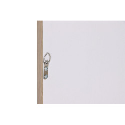 Wall mirror Home ESPRIT White Brown Beige Grey Crystal polystyrene 33 x 3 x 95,5 cm (4 Units)