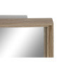 Wall mirror Home ESPRIT White Brown Beige Grey Crystal polystyrene 33 x 3 x 95,5 cm (4 Units)