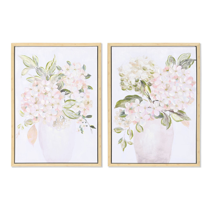 Painting DKD Home Decor Vase 50 x 4 x 70 cm Romantic (2 Units)