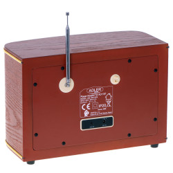 Radio Adler AD 1187 Brown Wood